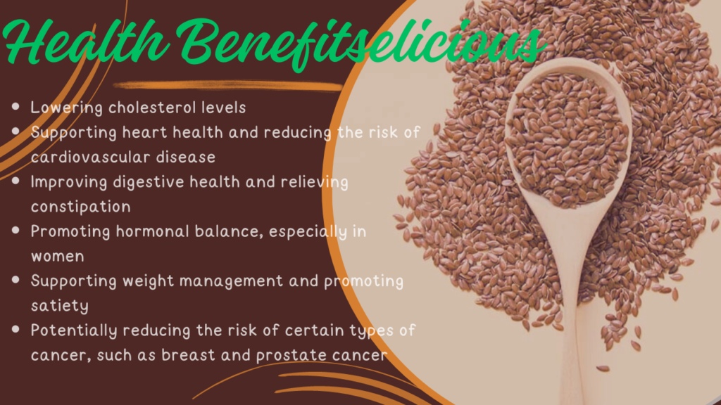 7 Health Benefits Of Flax Seeds