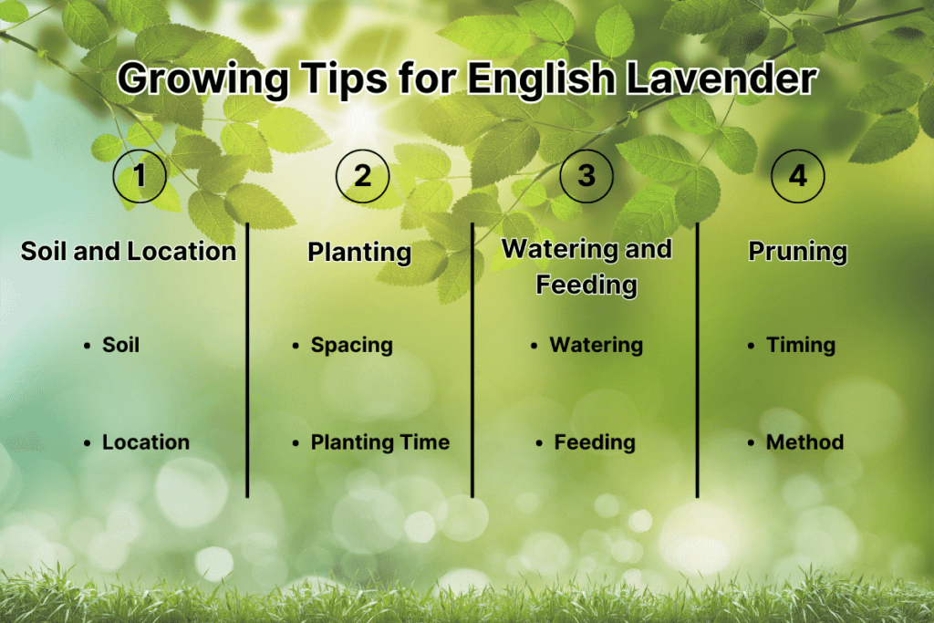 Growing tips for english lavender