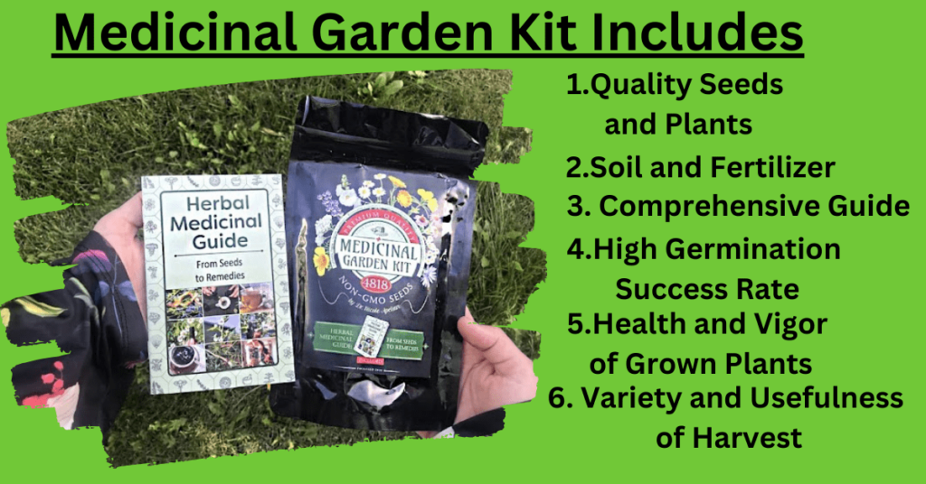 Medicinal Garden Kit Includes